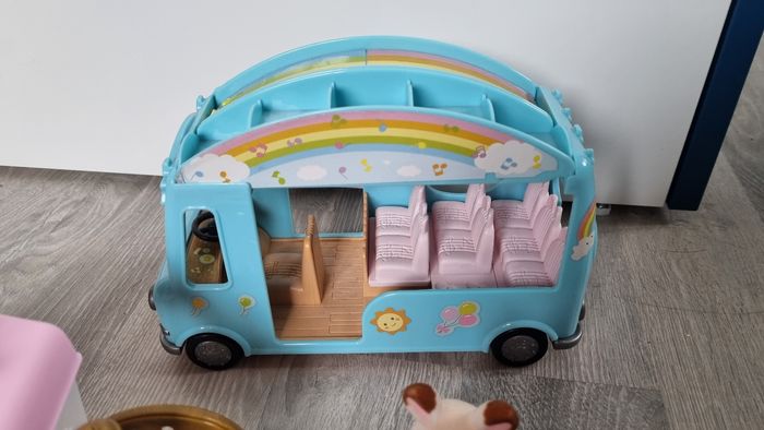 Lot Sylvanian Families carosse famille et bus - photo numéro 4