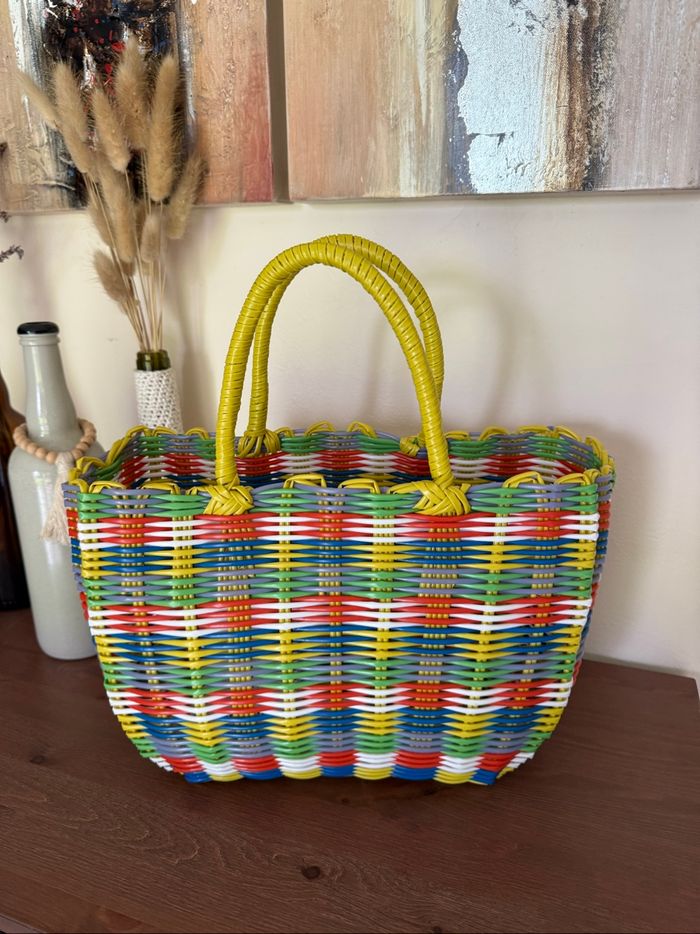 Panier Scoubidou - Vintage - photo numéro 2
