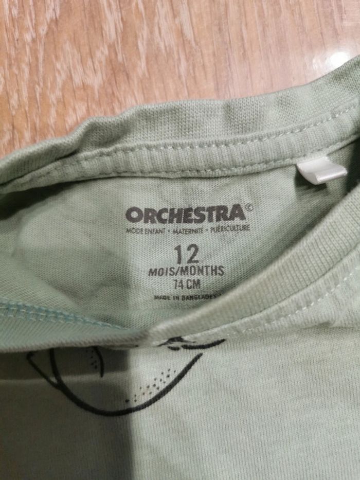 Tee-shirt manche longue Orchestra 12 mois - photo numéro 3