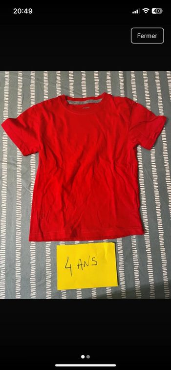 TEE shirt rouge