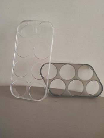 Lot de 2 rangements pour œufs – Plastique rigide