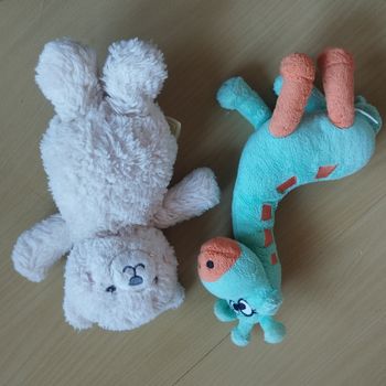 Peluches toutes douces pour bébé