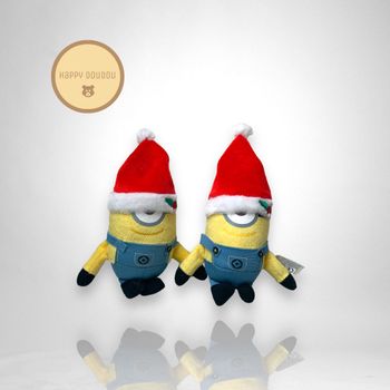 Peluche lot minion bonnet de Noel A774
