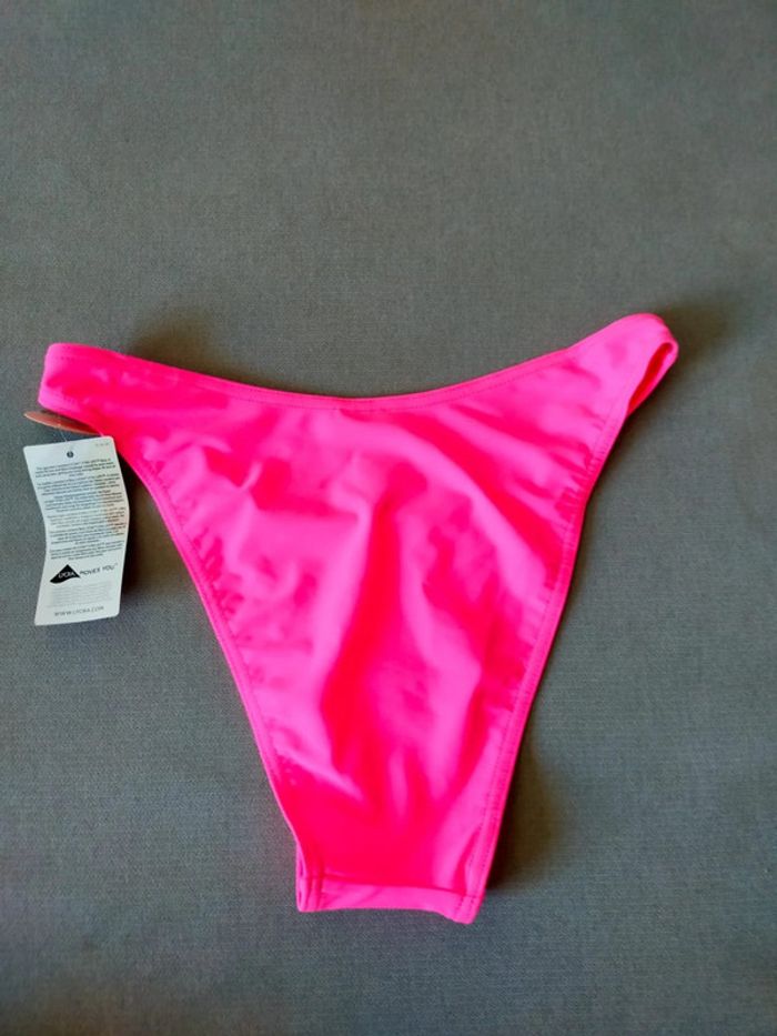 Bas de bikini rose fluo – Haute Pression – Taille 42 - photo numéro 2