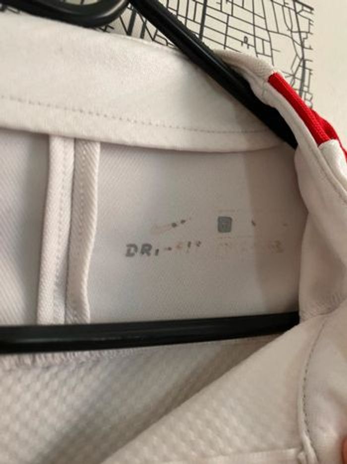 Haut entraînement PSG Nike – blanc Fly Emirates – taille M – officiel - photo numéro 4