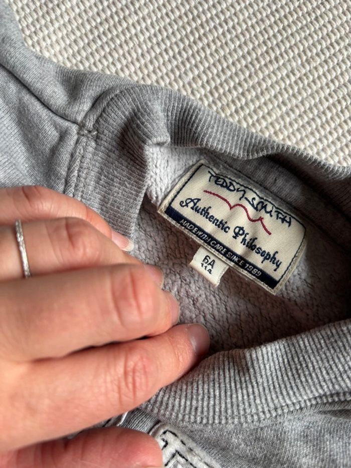 Sweat gris 6 ans tbe Teddy smith - photo numéro 3