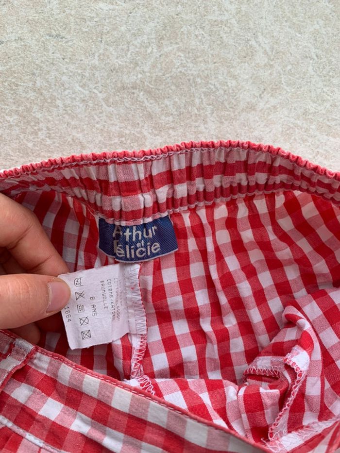 Short vichy à croquets - photo numéro 3