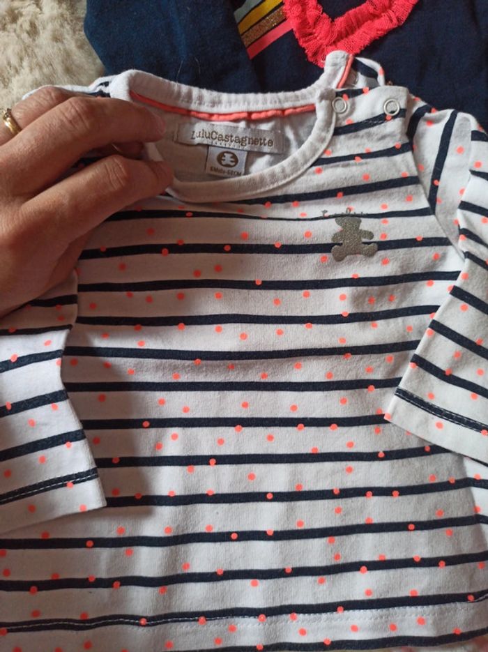 Lot t shirt manches longues fille - photo numéro 5