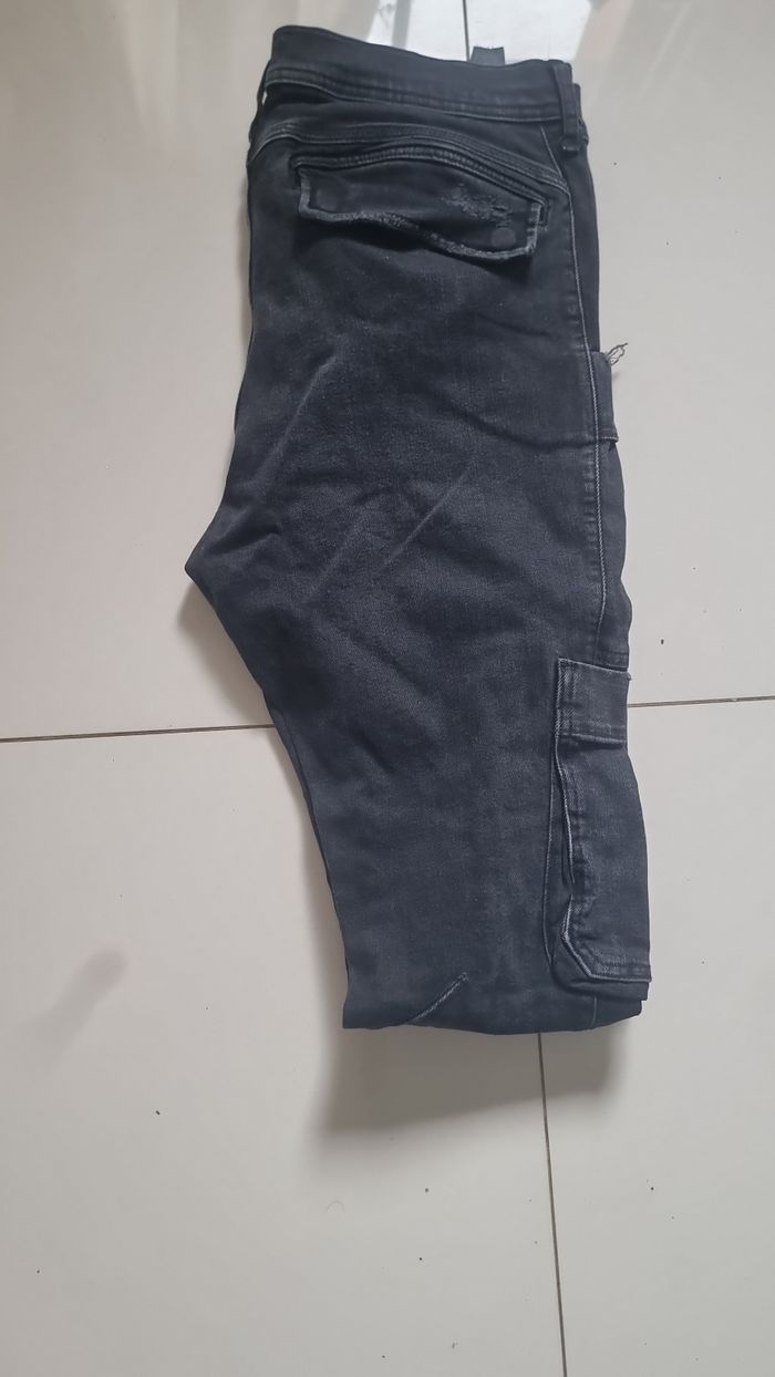 Jean's cargo zara taille XL - photo numéro 4