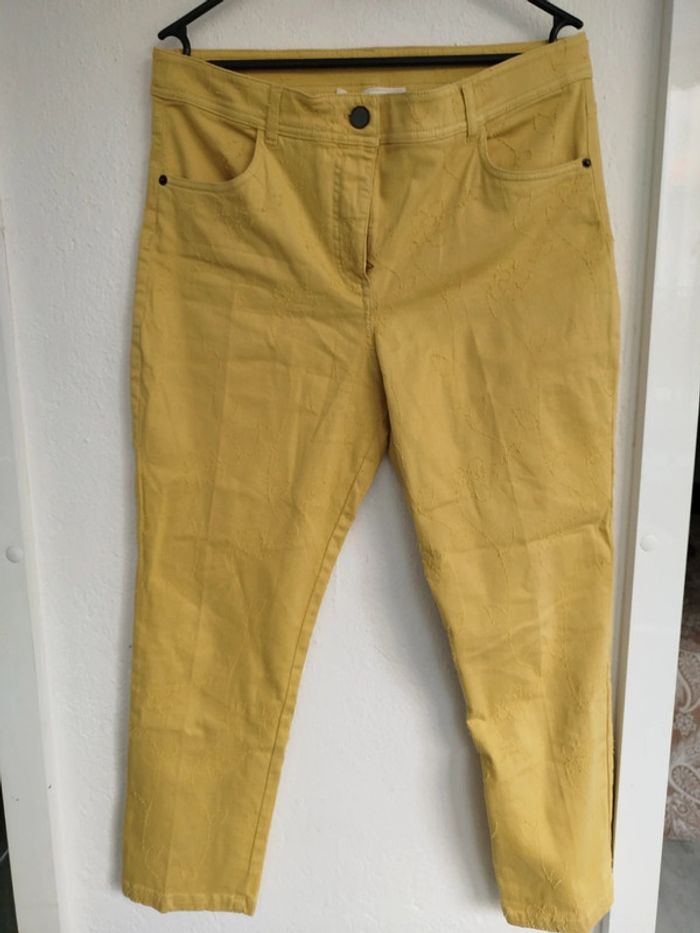 #pantalon#motif brodé