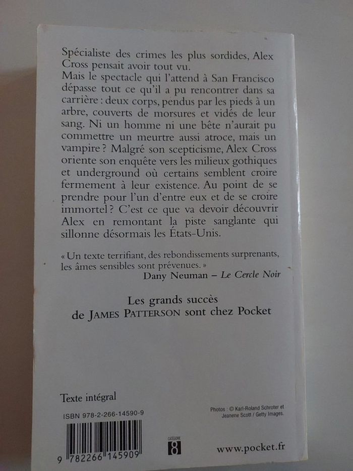 Noires sont les violettes, James Patterson - photo numéro 2