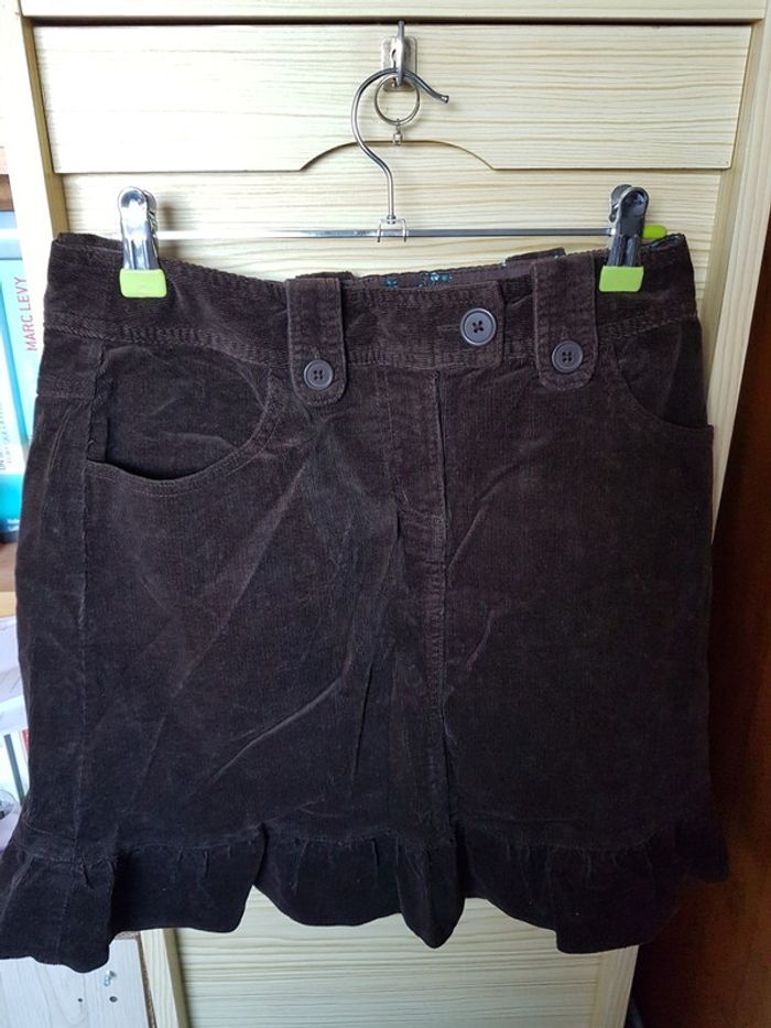 Jupe velour marron kiabi taille 36