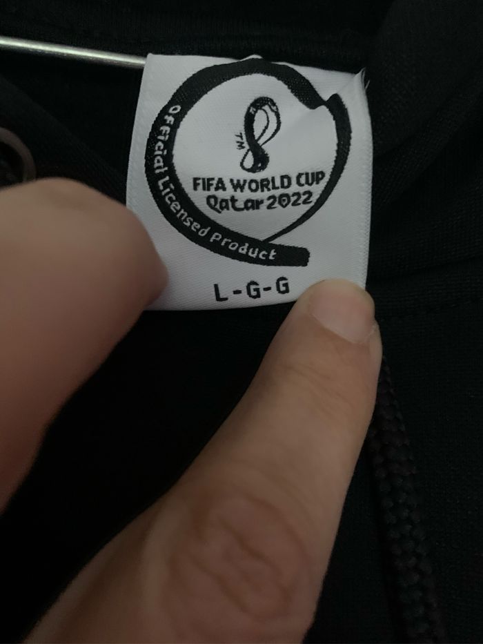 Sweat à capuche équipe de France officiel coupe du monde Qatar - photo numéro 3