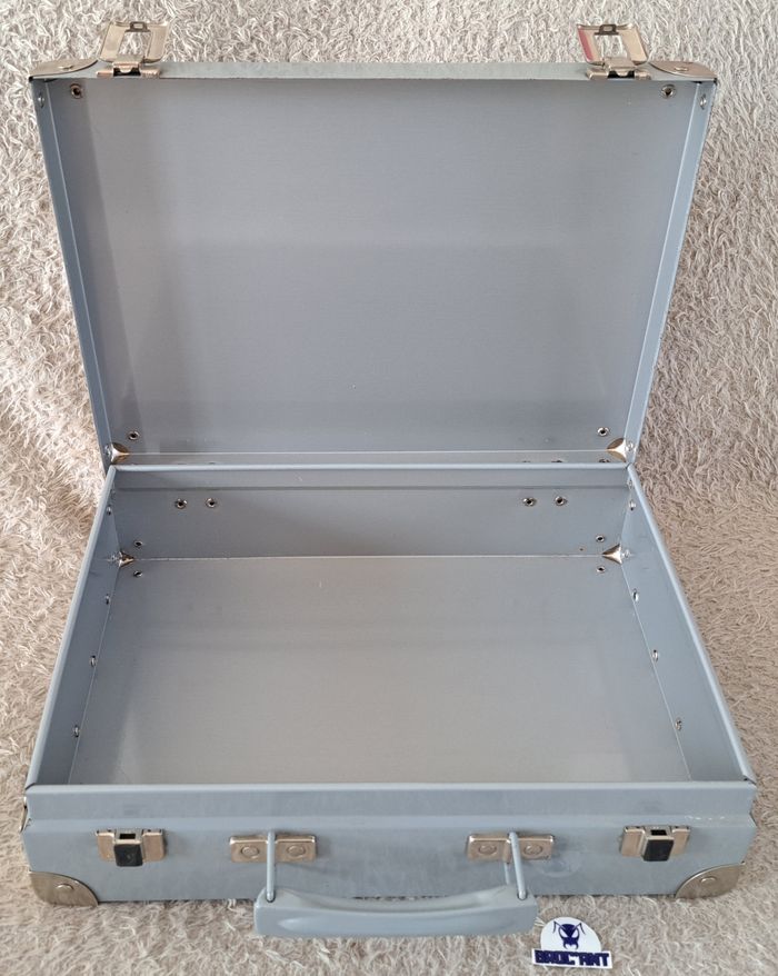 Valise publicitaire en métal Duracell lapin tambour vintage - photo numéro 3