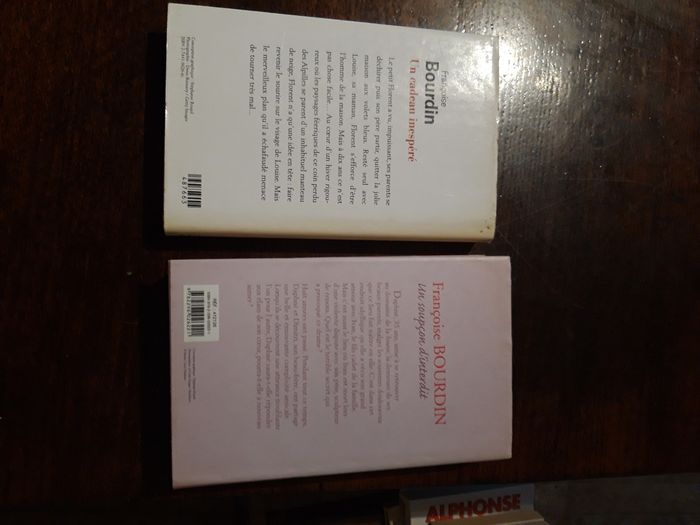 Lot 2 livres Françoise bourdin - photo numéro 4