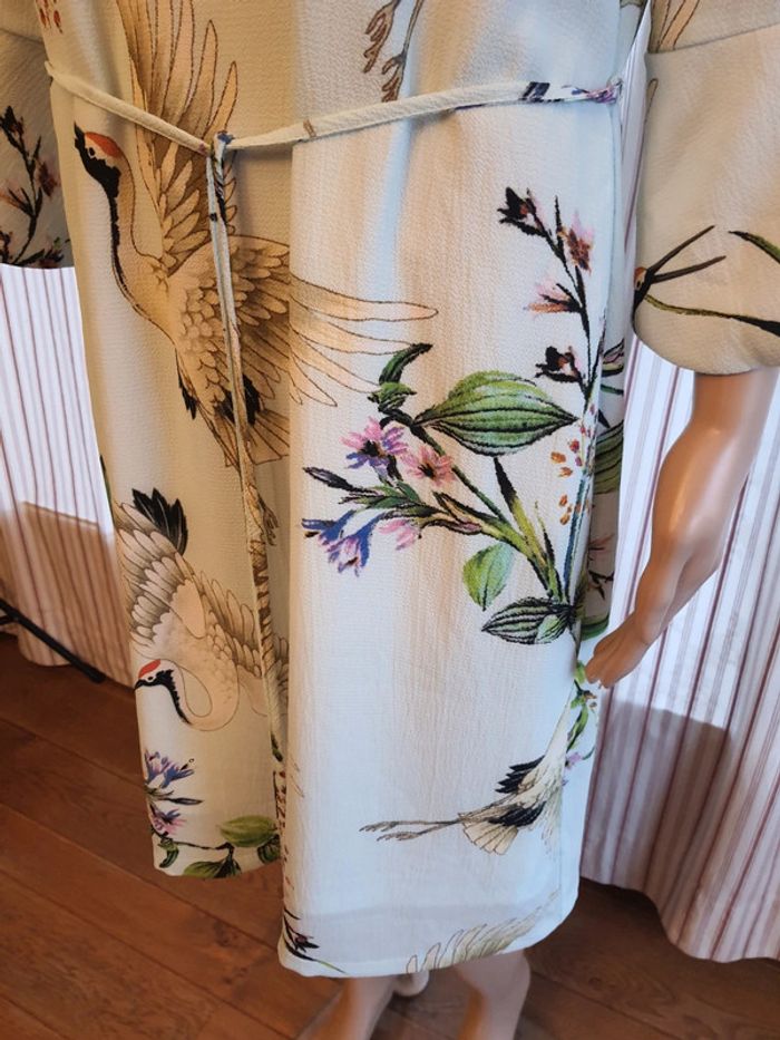 Jolie Robe Bel&Bo taille 38 fond tourquoise - photo numéro 5