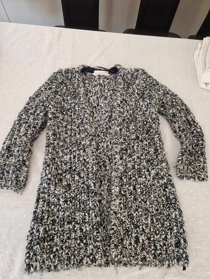 Veste chaude tricot mango