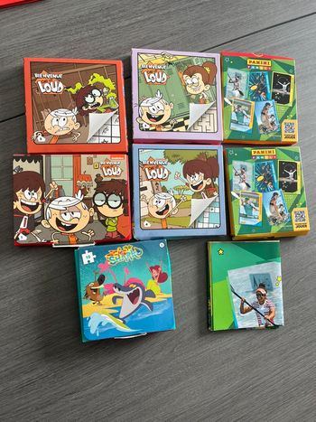 Cadeaux happy meal loud panini sport et puzzle zig et sharko