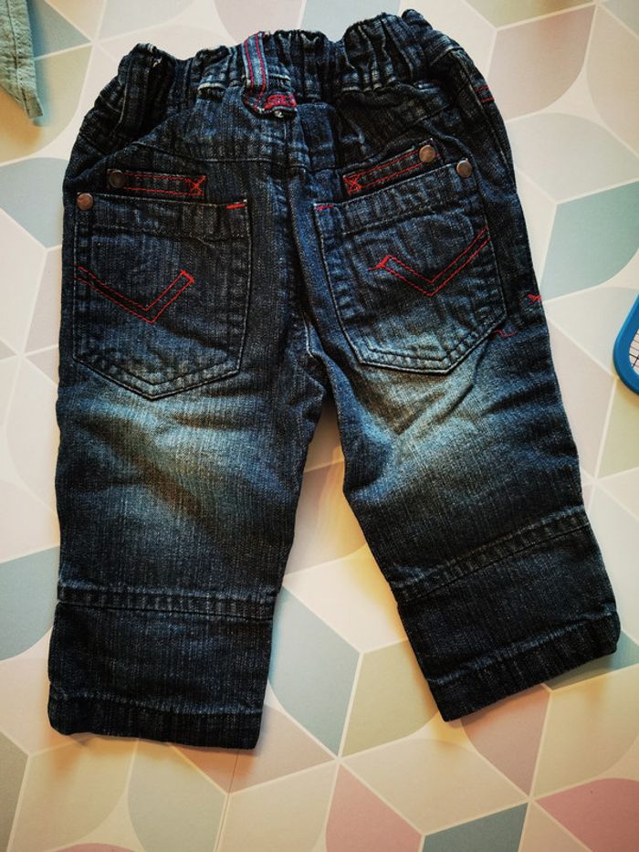 D1328 - jeans garçon 6 mois - photo numéro 2