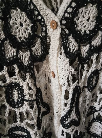 Gilet sans manches crochet 