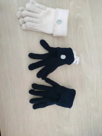 Paires de gants Okaïdi marine 105 cm