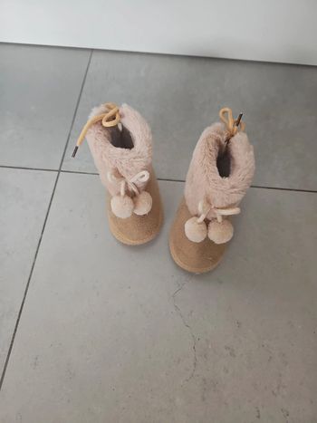 Bottines bébé fourrées 3/6