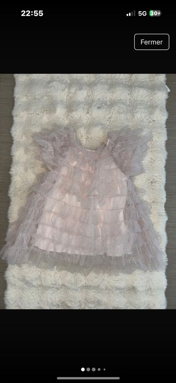 Robe de fête next 12/18 mois excellent état