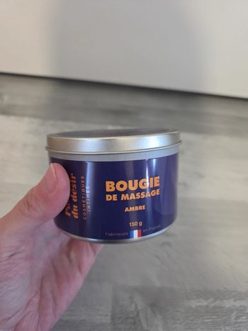 Bougie de massage ambre