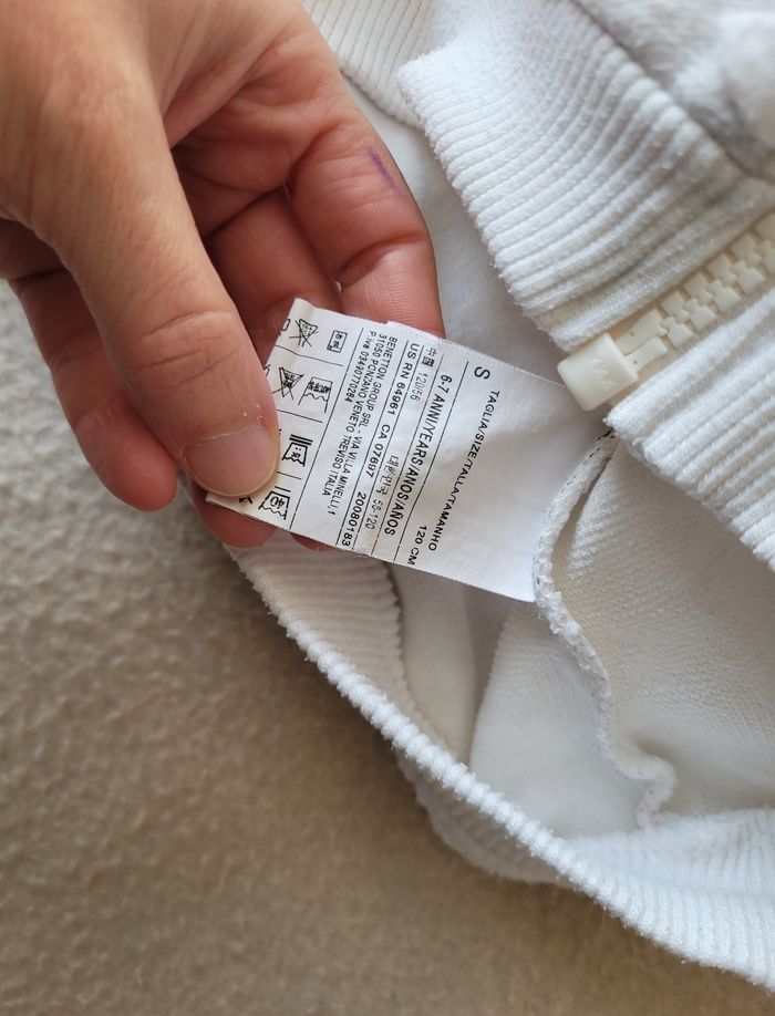 Gilet zippé united colors of Benetton 7 ans - photo numéro 5