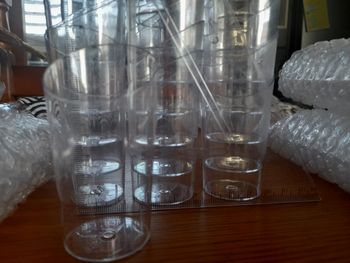 lot de 140 verrines transparentes