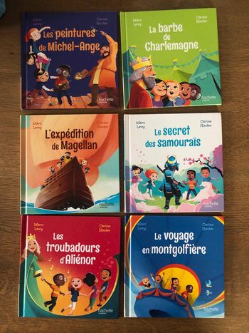 Lot 6 livres Mc do club des aventuriers de l'histoire