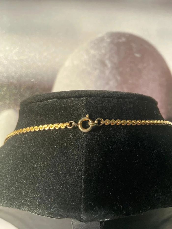 Très élégant collier vintage plaqué or - photo numéro 4