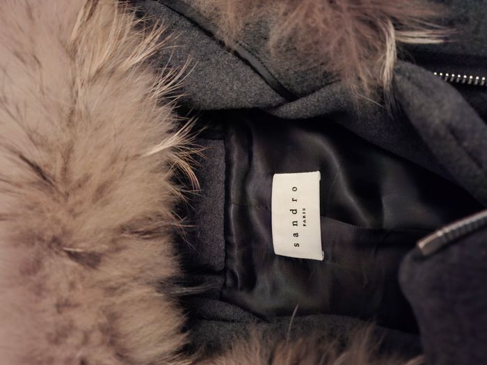 Manteau très élégant gris - photo numéro 2