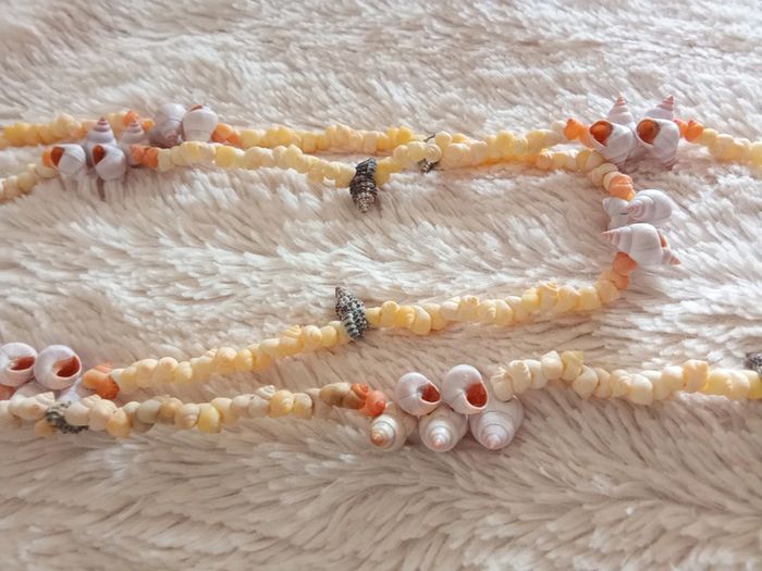 Long collier de coquillages - photo numéro 3