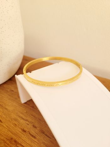 Bracelet en acier inoxydable-Doré