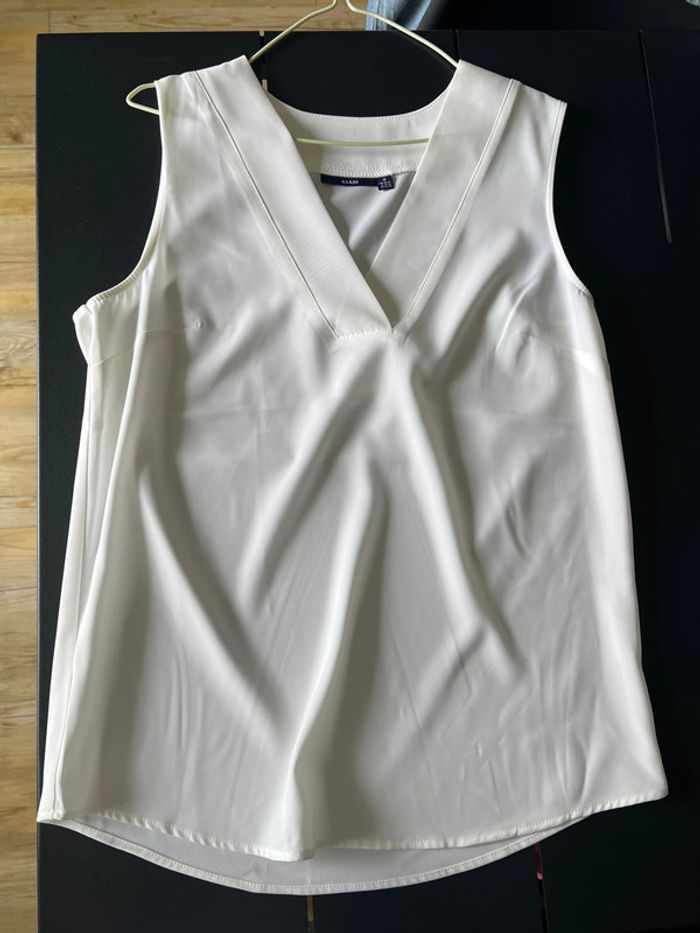 Blouse blanche fluide