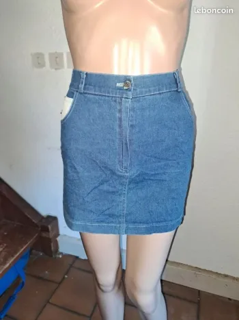 Jupe en jean taille 2 femme 