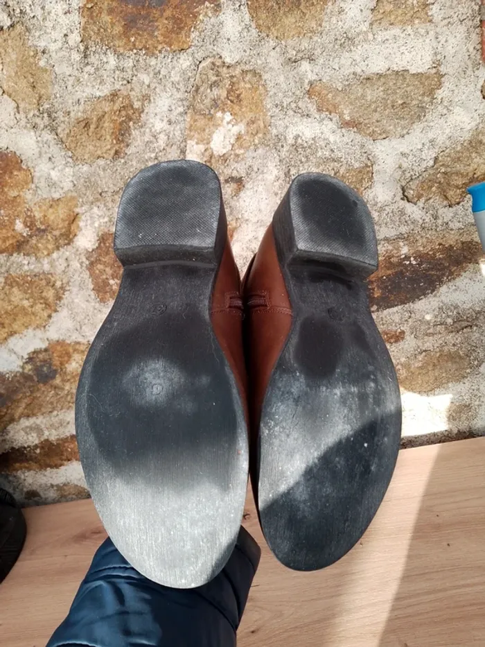 Bottes simili cuir taille 37 - photo numéro 4