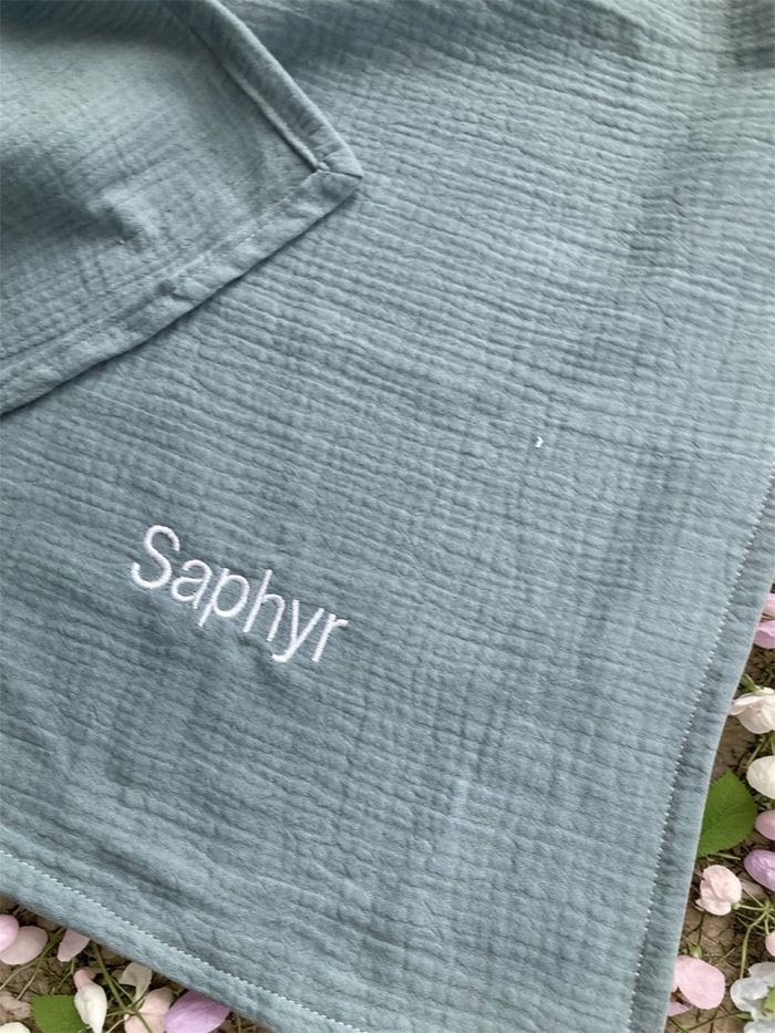 Lange bébé personnalisable – Douceur et pratique - photo numéro 4