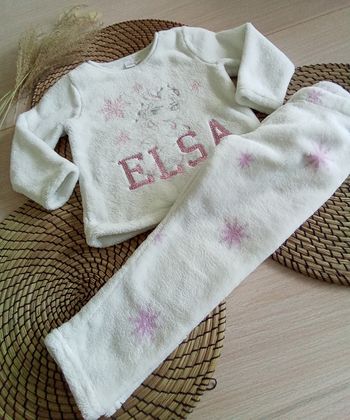 Pyjama polaire tout doux avec impression Elsa Disney taille 3 ans 