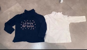 Lot sous pulls bébé
