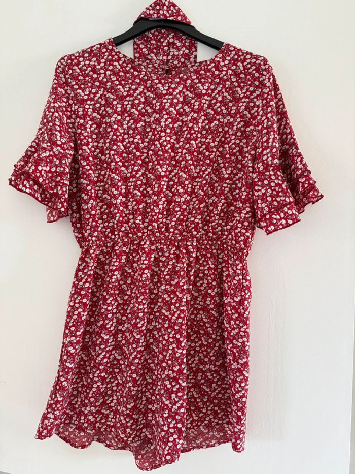Combi short fleurie / Taille 38 - photo numéro 3