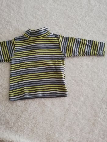 Col roulé garçon 6 mois vert tout compte fait