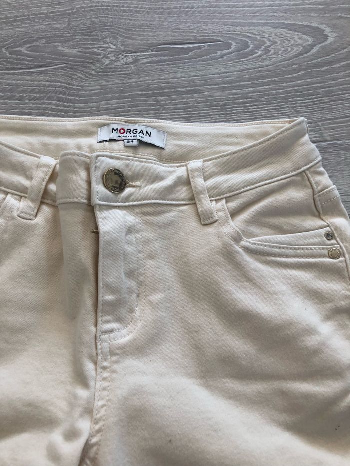 Jean crème XS neuf - photo numéro 5