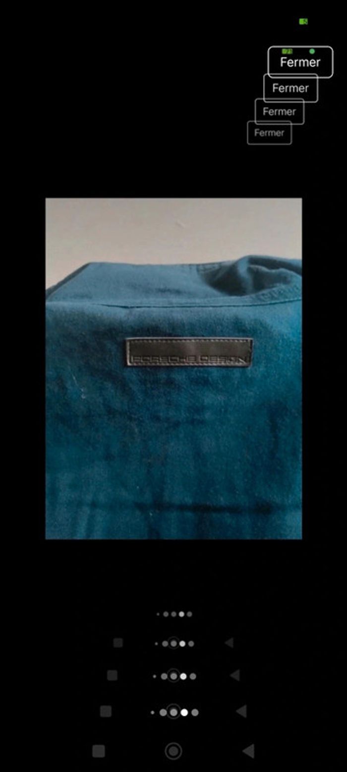 Veste blouson Harrington gilet zippé homme Adidas x Porsche design rétro vintage ancien taille XS - photo numéro 9