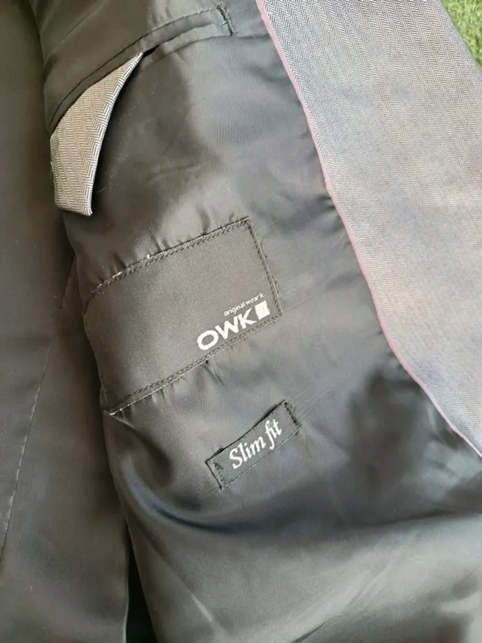 Veste costume grise OWK - photo numéro 4