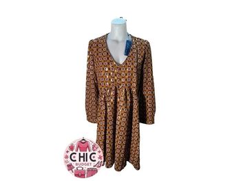 Robe Marron - L'olive Verte - Taille 3 (XL) - Neuve avec Étiquette