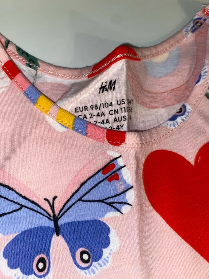 Lot de trois robes colorées, enfants, fille H&M, taille trois ans - photo numéro 7