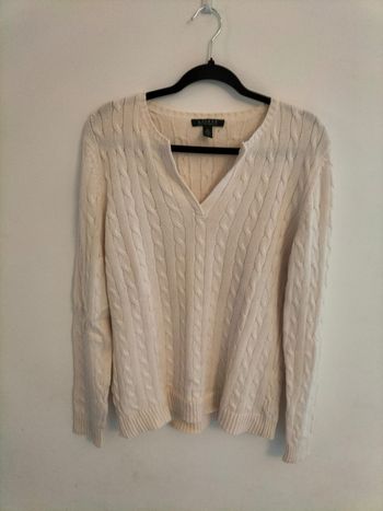 Pull femme Ralph Lauren XL beige