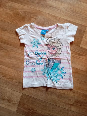 T-shirt reine des neiges 2 ans